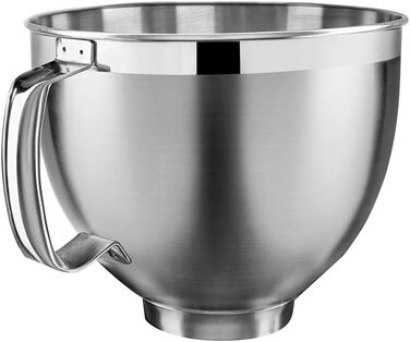 Кухонна машина KitchenAid Artisan: планетарний міксер з чашами 4.8 л та набором насадок із нержавіючої сталі, чорний чавун