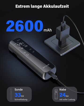 Термометр для гриля та м'яса з Wi-Fi та Bluetooth BFOUR: 6 датчиків, IP67, 2600mAh, керування через додаток