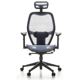 Офісне крісло / Крісло керівника AIR-PORT Mesh Blue hjh ОФІС