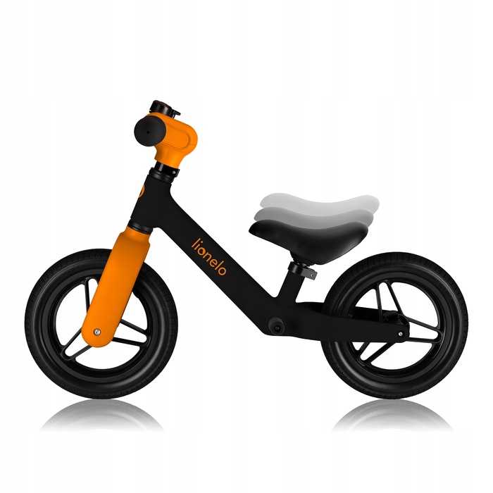 Легкий біговель для дітей з регулюванням Lionelo LO-TONI BLACK ORANGE