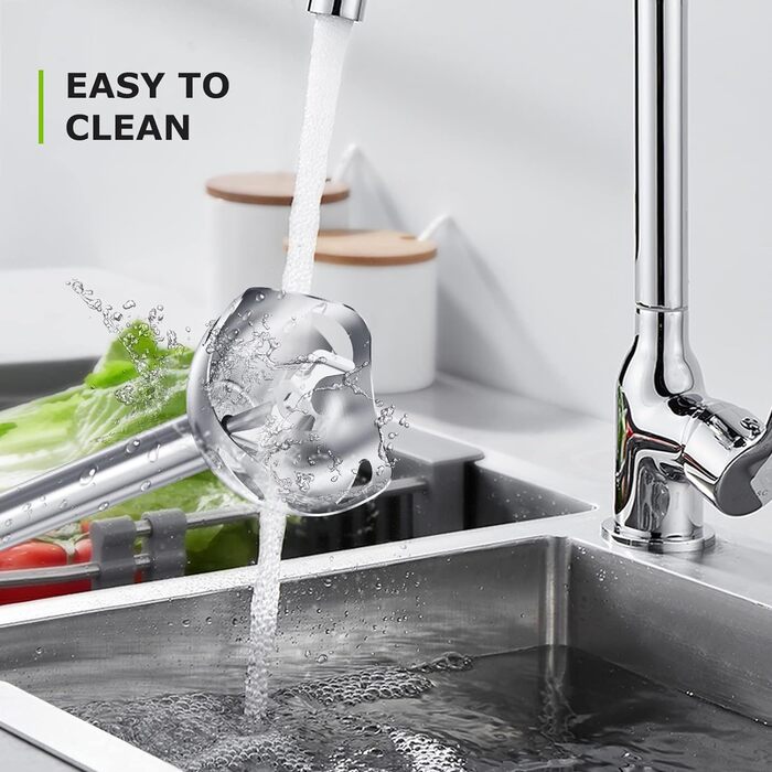 Блендер-пюре Bonsenkitchen HB3201, 1000 Вт, електричний, нержавіюча сталь, ручний міксер для дитячого харчування, супів, смузі, пюре, соусів, чорний