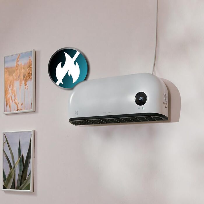 Електричний обігрівач Cecotec Ready Warm 5350 Power Box Ceramic Connected: 2000 Вт, LED-дисплей, Wi-Fi, пульт, 3 режими, осциляція, IP22, безпека