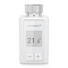 Homematic IP Термостат радіатора Smart Home – цифровий термостат для опалення з керуванням через додаток, сумісний з Alexa та Google Home, легка установка, енергозбереження (153412A3, окремо)