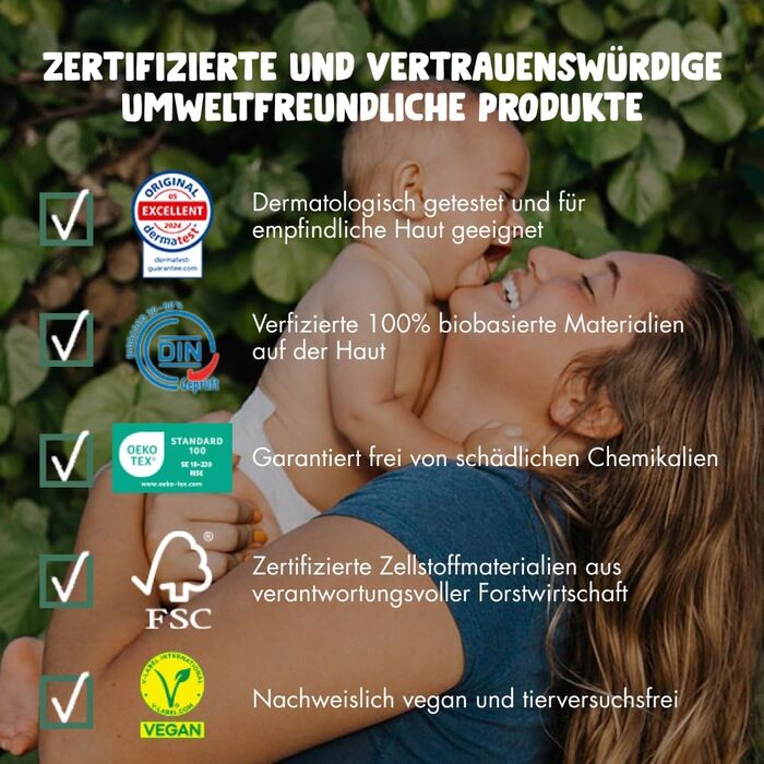 Дитячі підгузки Naty Baby для новонароджених, розмір 1 (2–5 кг), 100 шт.