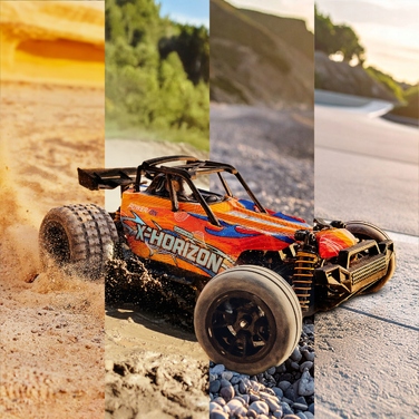 Радіокерована машина Overmax X-Horizon RC Stadium Truck 1:18, 4x4, швидкість до 30 км/год