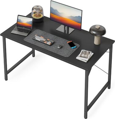 Комп'ютерний стіл CubiCubi 100x48 см, дерев'яний, для дому та офісу, сучасний стиль, коричневий, для навчання та роботи
