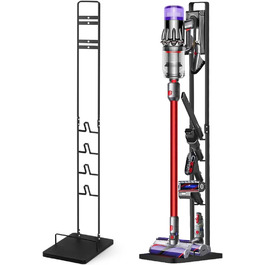 JUPELI підставка-стійка для ручних пилососів Dyson V15 V11 V10 V8 V7 V6, металева, чорна, аксесуари для бездротових пилососів