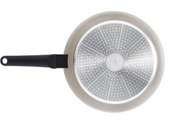 Набір керамічних сковорідок Fissler Ceratal Evo Classic 2 шт. (24 та 28 см), теплий сірий, без PFAS/PTFE, CookStar, Німеччина