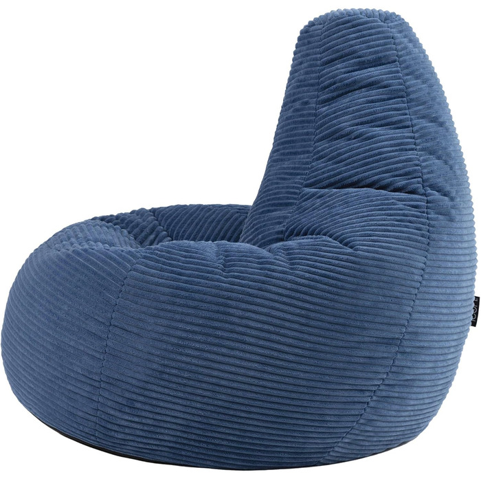 Крісло-мішок Icon Dalton для геймерів, 2 шт., Denimblau (синій джинс) - зручне крісло для вітальні, спальні