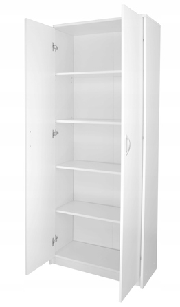 Стелаж SaraMeble, білий (74 см x 235 см x 35 см)