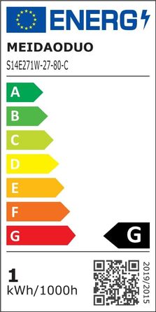 Ланцюжок прикрас для зовнішнього використання 30 м, ST45, LED, E27, тепле біле світло 2700K, IP65, вологостійкий, 30 x 1W, скляні лампочки S14 для вечірок та святкування