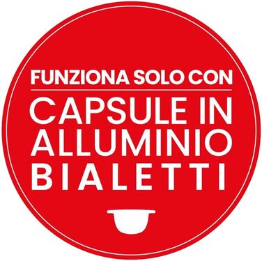 Кавомашина Bialetti Gioia, червона, 1200 Вт - для приготування еспресо