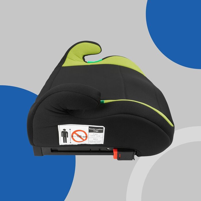 Автокрісло-бустер PETEX Max Plus з Isofix, i-Size ECE R129, для дітей 7-12 років, зріст 125-150 см, зелений