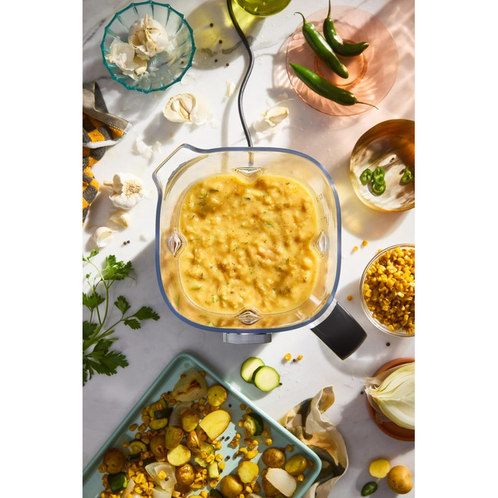 Блендер стаціонарний KitchenAid 5KSB2073EPL Pure Power, 1.5 л, білий перламутр - для смузі, супів, крихти льоду