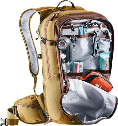 Жіночий велосипедний рюкзак Deuter Compact EXP 12 SL, 12 л, колір фіолетово-бежевий (raisin-almond)