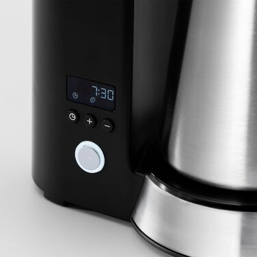 Кавоварка WMF Küchenminis Aroma для фільтр-кави 5 чашок, з термосом 350 мл, срібляста - таймер на 24 години, 760 Вт
