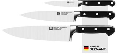 Набір кухонних ножів ZWILLING Professional S, 3 предмети (10 см, 16 см, 20 см), Made in Germany