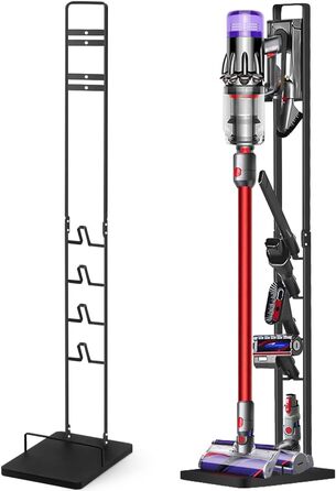 JUPELI підставка-стійка для ручних пилососів Dyson V15 V11 V10 V8 V7 V6, металева, чорна, аксесуари для бездротових пилососів