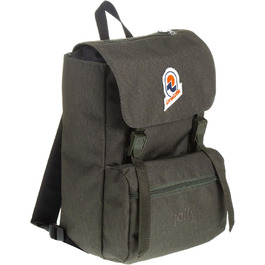 Рюкзак Invicta JOLLY SOLID S, універсальний міський Daypack, для офісу, навчання, спорту та подорожей, італійський дизайн, чорний Redwood 40