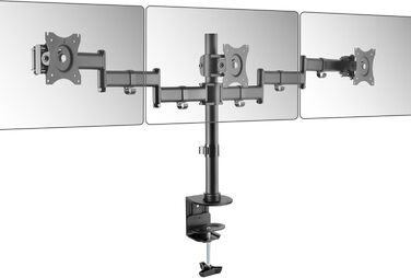 Підставка для монітора RICOO 2 монітори, Dual Monitor Arm, TS7811, чорний