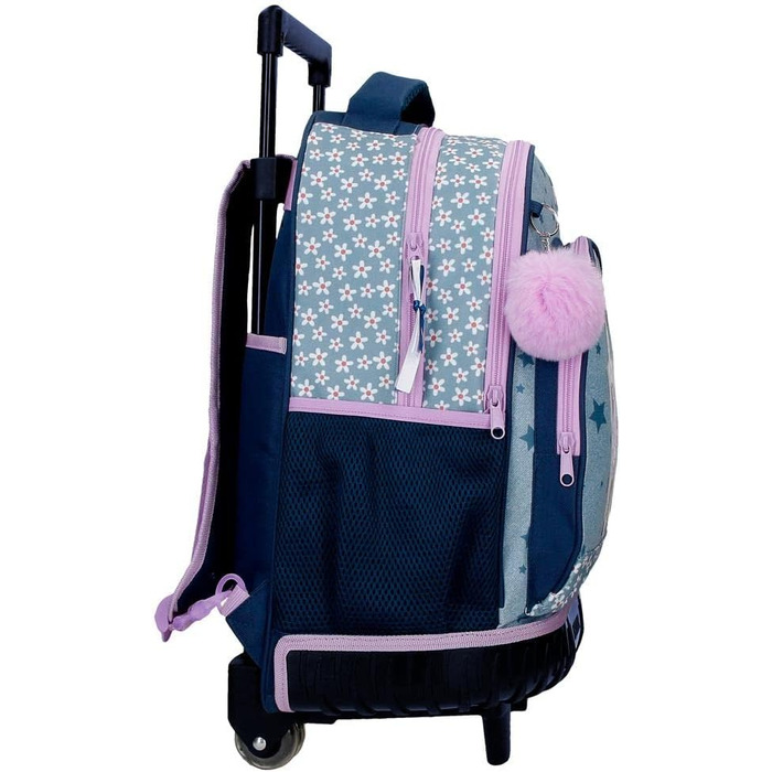 Дитячий рюкзак на колесах Disney Minnie Style, синій, 32x43x21 см, поліестер, 28,9 л