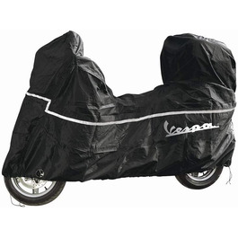 Чохол для скутера Vespa з логотипом, чорний, моделі Primavera, Sprint, ET, LX, S, PX