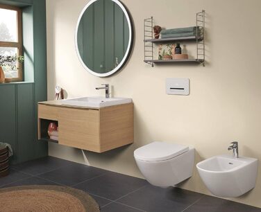 Сидіння для унітазу Villeroy & Boch Subway 3.0, дюропласт, з мікроліфтом, знімне, овальне, біле, глянцеве, оригінальна заміна