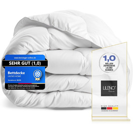 Зимова ковдра LILENO HOME 155x220 см (1 шт.) - тепла ковдра для комфортного сну, ковдра для алергіків, витримує прасування до 95°C