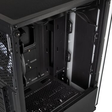 Корпус для ПК Kolink Inspire K11 ARGB Midi-Tower, чорний, з боковою панеллю з загартованого скла, RGB-вентилятор, підтримка водяного охолодження, ATX