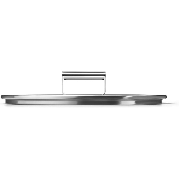 Скляна кришка Smeg CKFL3001 із загартованого скла, діаметром 30 см, з ручкою з нержавіючої сталі та випускним клапаном для пари