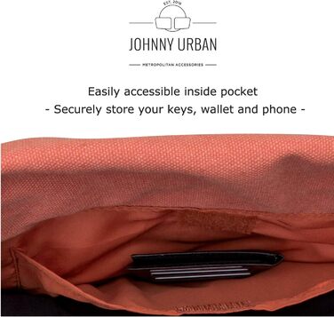 Рюкзак Johnny Urban Rolltop Adam Large для жінок і чоловіків, водостійкий, 16