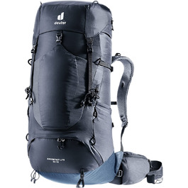 Рюкзак для трекінгу Deuter Aircontact Lite 50+10 л, легкий, чорний-синій