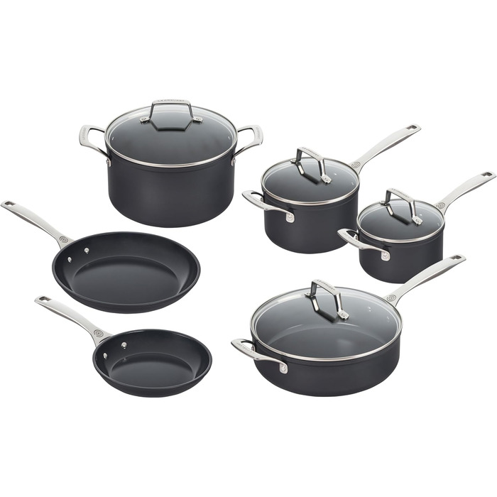 Набір сковорідок LE CREUSET Ceramic 20/26 см (10 предметів)
