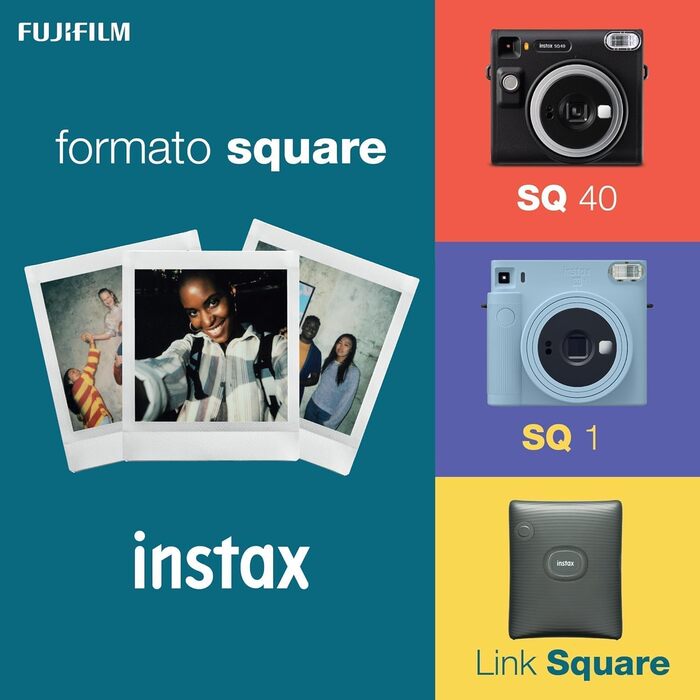 Друк фото з телефону INSTAX Square Link, колір Midnight Green