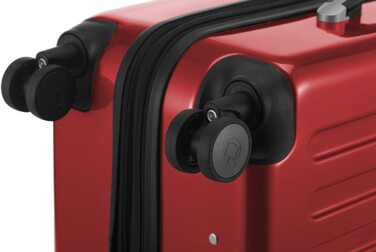 Валіза HAUPTSTADTKOFFER 84 л, шампань/червона, поліпропілен