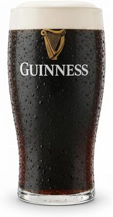 Набір пивних келихів Guinness 4 шт по 568 мл з логотипом та арфою