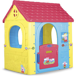 Дитячий будиночок FEBER Fantasy House Pepa Pig, багатокольоровий, для дітей 2-6 років, з дверцятами, для вулиці та дому, легко збирається