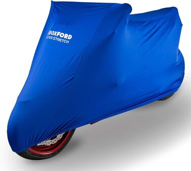Чохол для мотоцикла Oxford PROTEX Premium Stretch, синій, XL — для захисту в приміщенні