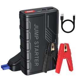 Бустер для автомобіля Starthilfe Powerbank 1500A 12V — Пусковий зарядний пристрій (джамп-стартер) для бензинових (до 7.0L) та дизельних (до 5.5L) двигунів, з LED-ліхтарем та USB-портом