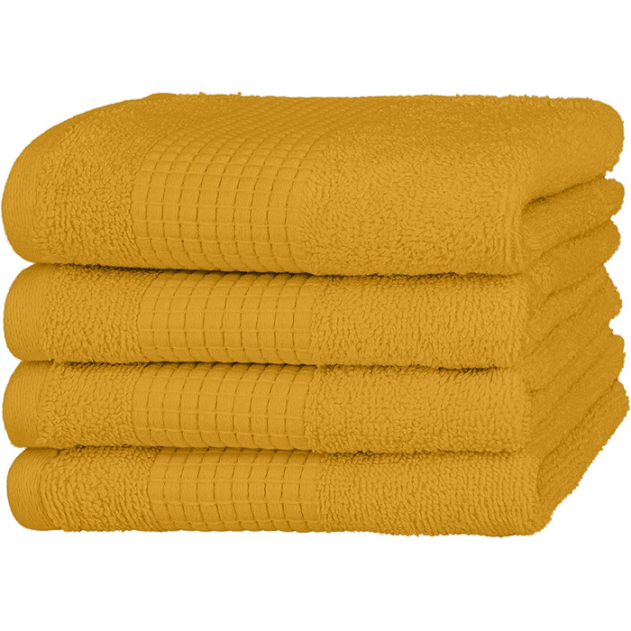 Набір рушників Merana Rome, 2 шт 70x140 см, манго, махрові, 100% бавовна, OEKO-TEX, 590 GSM, м'які, пухнасті, преміум-якість