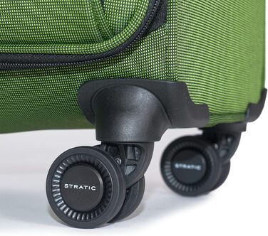 Валіза Stratic Bendigo Light+ L, зелена, легка, для подорожей