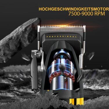 Машинка для стрижки VGR 285 Fresh Fade професійна, акумуляторна, 9000 об/хв, з LED-дисплеєм для чоловіків