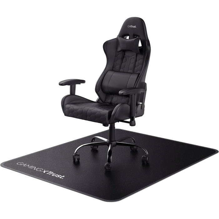 Килимок для офісного та ігрового крісла Trust Gaming GXT 715, 99 x 120 см, чорний