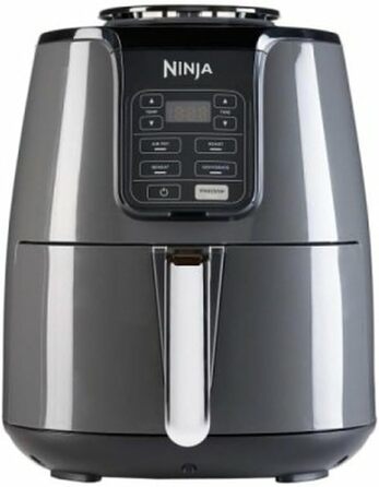 Аерофритюрниця Ninja AF100EU, 1500 Вт, чорна, гаряче повітря
