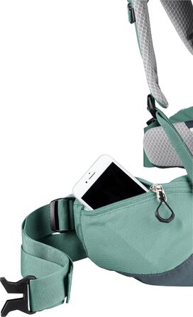 Жіночий трекінговий рюкзак deuter Aircontact Core 45+10 SL, 45+10 л, нефрит-графіт, модель 2024