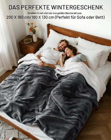 Електрична грілка-ковдра anysun 200x180 см з таймером від 1 до 10 годин