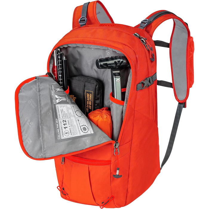Рюкзак Jack Wolfskin ALPSPITZE PACK 22 літрів, червоний, універсальний розмір