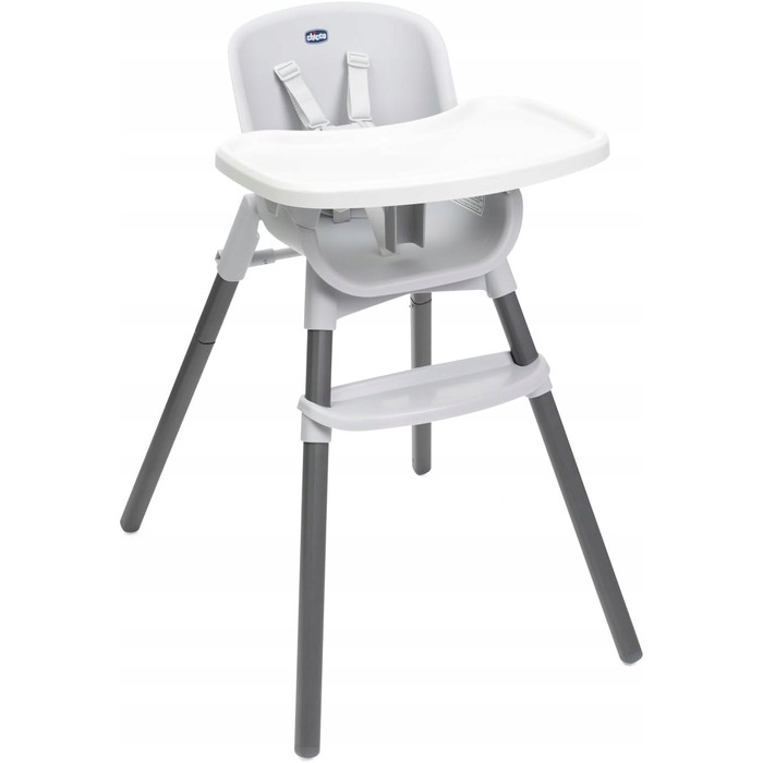 Стілець для годування Chicco Polly Zest, колір Moon Grey