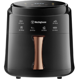 Фритюрниця Westinghouse 5,5 л з автоматичними програмами, сенсорним керуванням, Cool-Touch ручкою, макс. температура 210°C, чорна