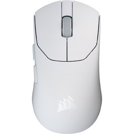 Ігрова бездротова миша Corsair Sabre v2 PRO Ultralight FPS, 33K DPI, 8000Hz Hyper-Polling, механічні перемикачі, вага 36г, біла